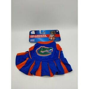 Collegiate XS Pet Cheerleader Florida Gators Dog Puppy Cat Kitten Outfit